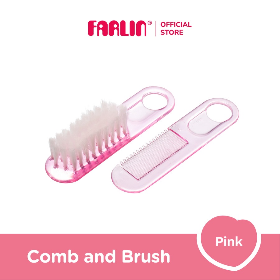 Farlin Comb and Brush/Sisir Rambut bayi