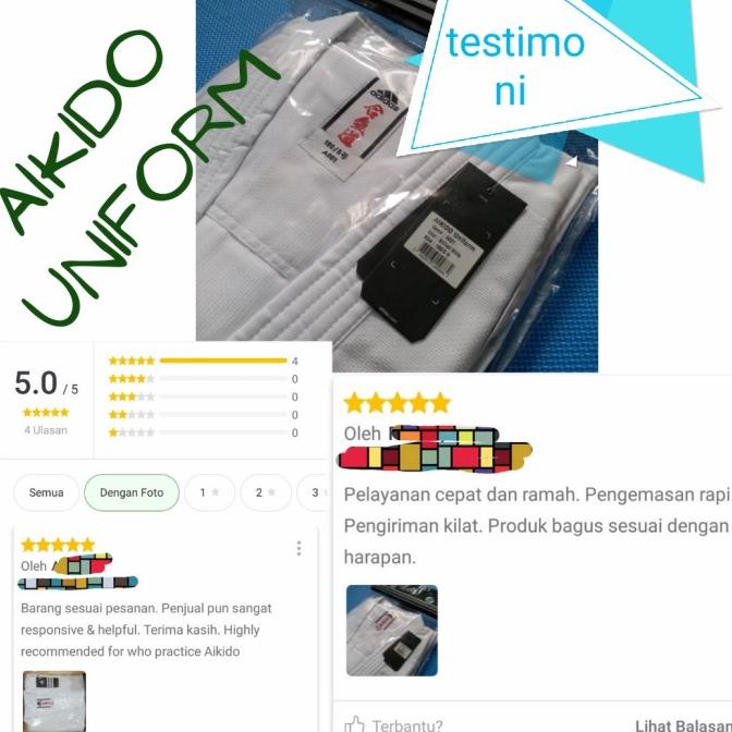 SERAGAM AIKIDO - ADIDAS AIKIDO PRAKTIS