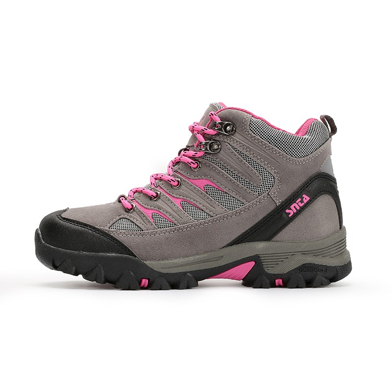 Sepatu Wanita Hiking/Gunung Outdoor Snta 605 Grey Fuschia