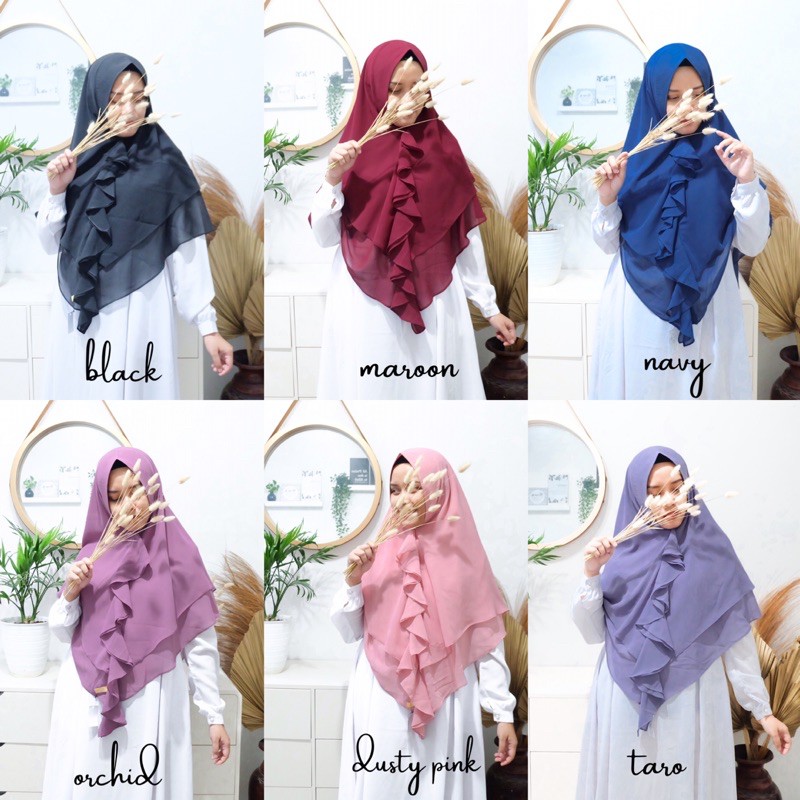 SALE OFF !!! KHIMAR AMMARA by @carisnahijabware