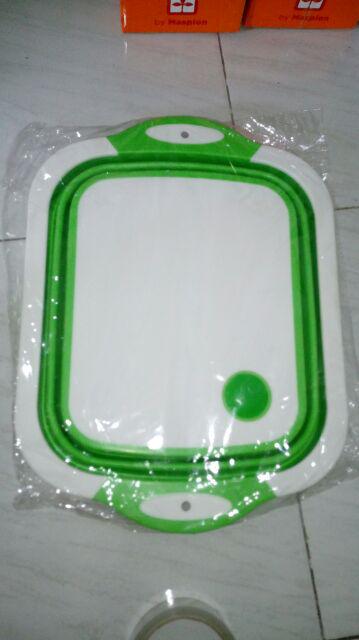 Baskom Talenan Lipat /magic Talenan Lipat Alat Dapur Serbaguna