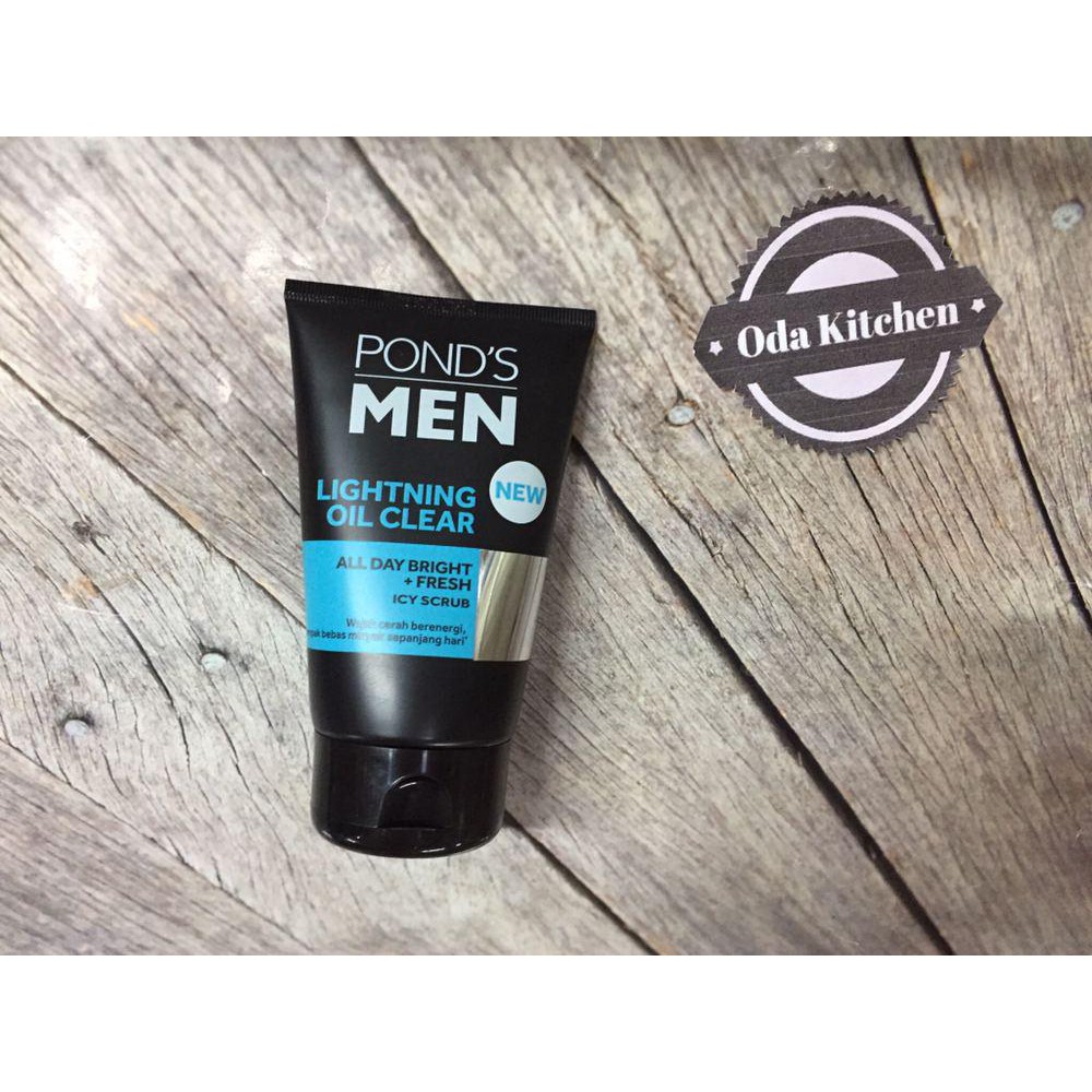 PONDS MEN PEMBERSIH WAJAH LIGHTNING OIL CLEAR TUBE 100ml