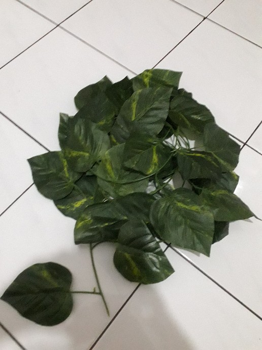 Set Pot + Bunga Hias Rumput Bunga Palsu Bunga Plastik Rumput Artifisial  Hiasan Rumah Shabby Lover