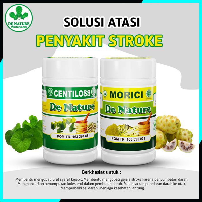 

Obat Stroke Herbal De Nature | Centiloss & Morici