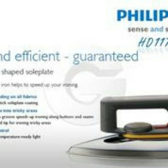 Philips 1172 setrika listrik Dry Iron HD - 1172 gosokan philips 1000w