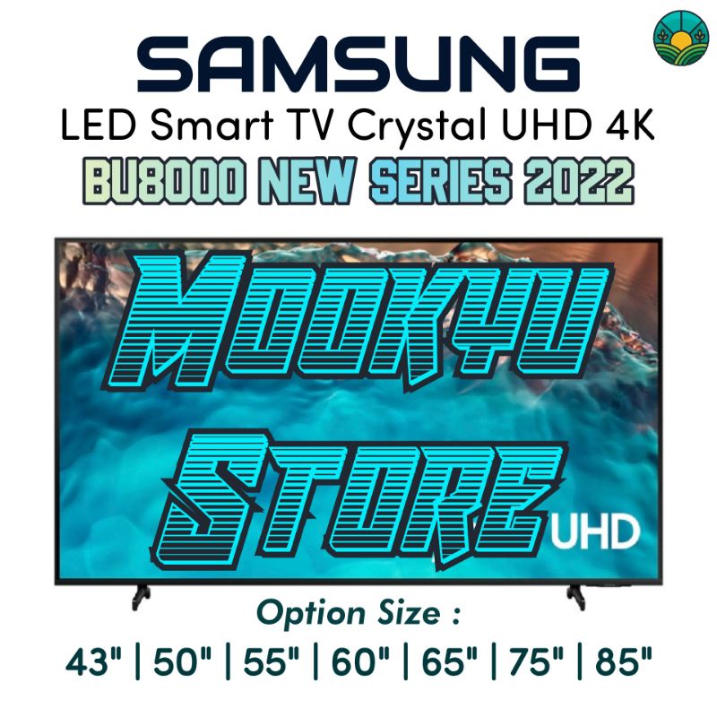 SAMSUNG Smart TV UHD 4K 50 inch UA50BU8000 | 50BU8000 New Series 2022