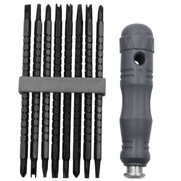 LIWU Obeng Set Screwdriver 17 in 1 - 2698 - Hitam