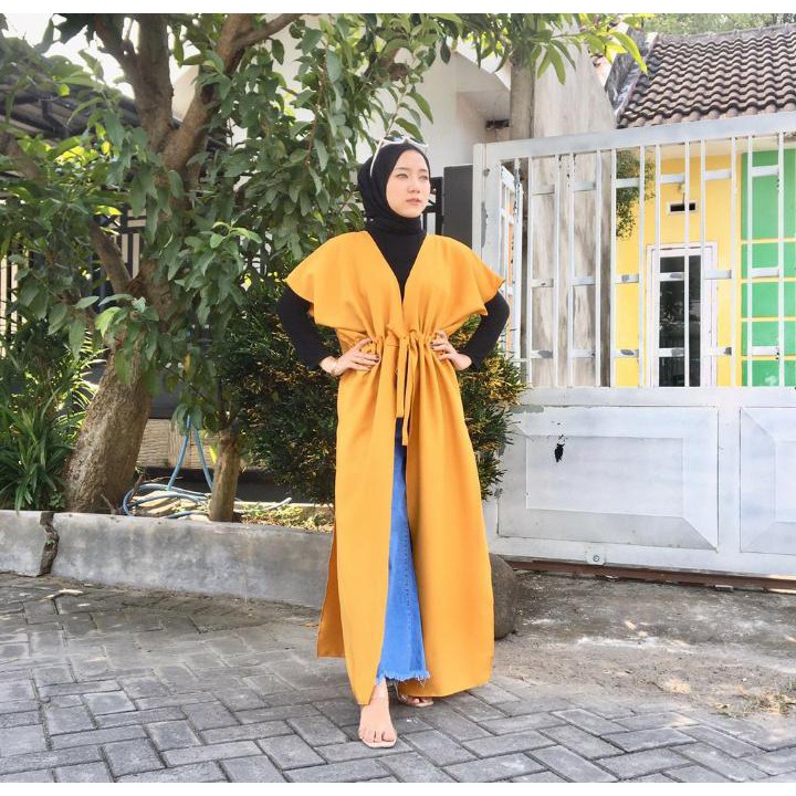 Baju terbaru masa kini baju murah LONGA CARDY /BAJUMURAH/CARDIGAN MURAH/GAMIS MUSLIM