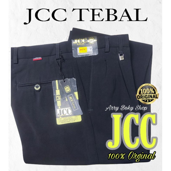 Celana JCC Formal ( 100% Original ) size 27 - 44  Khusus Hitam