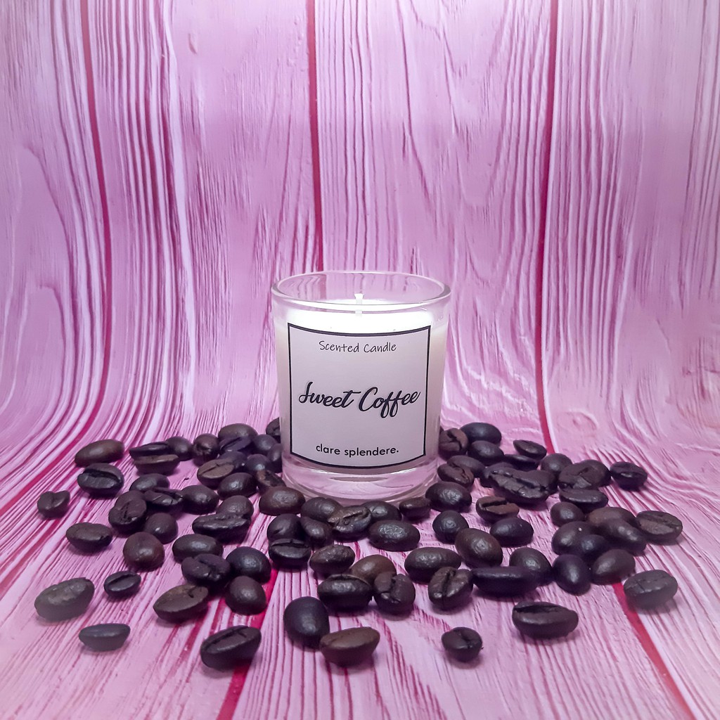 Scented Candle Sweet Coffee 60 ml (Lilin Aromaterapi)