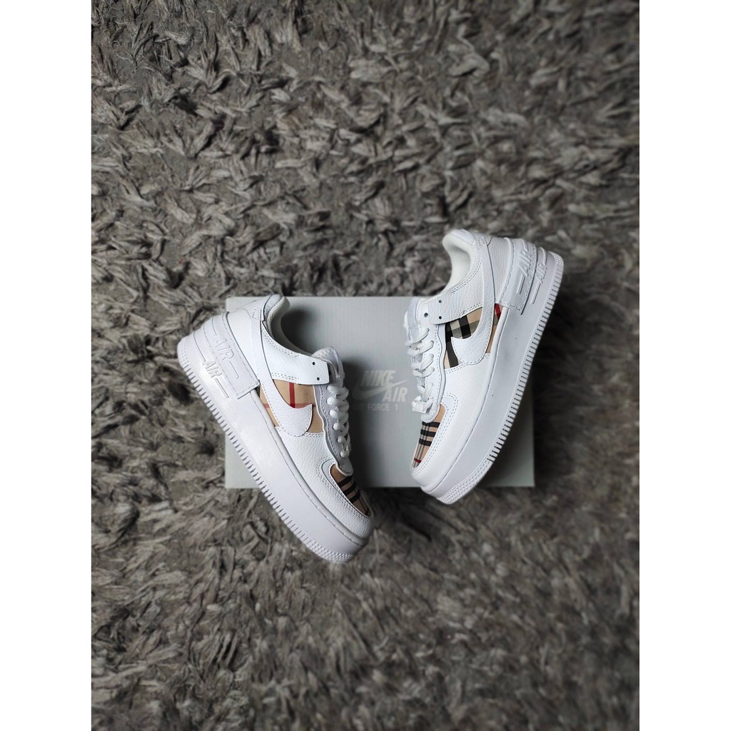 burberry af1s shadow white