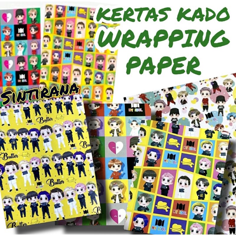 

KERTAS KADO BTS TINYTAN WRAPPING PAPER