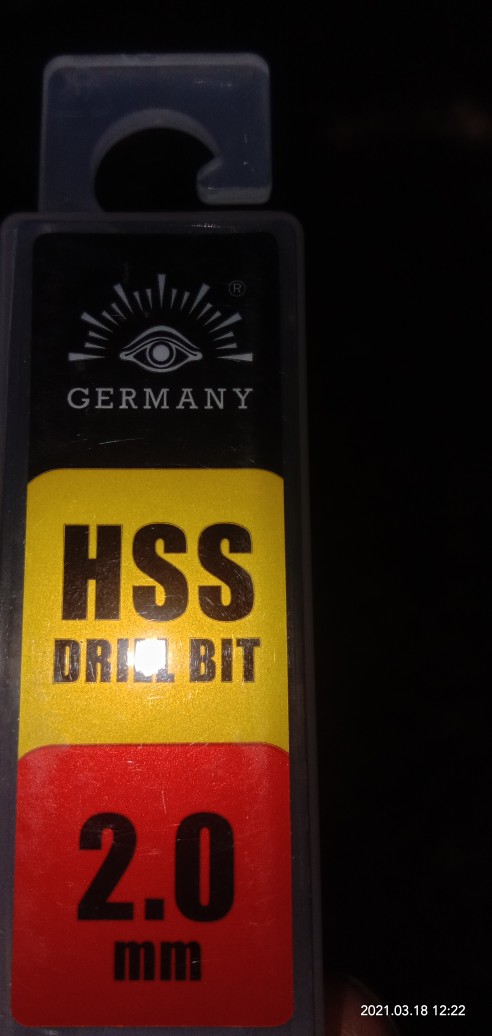 Mata Bor Besi 2mm Tjap Mata