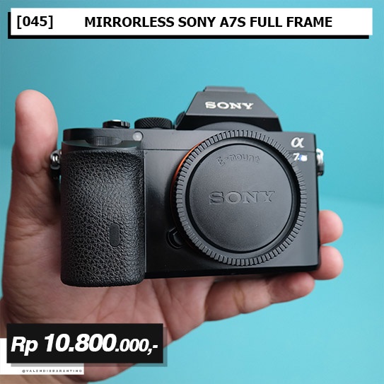 Jual Kamera Mirrorless Sony A7s Fullframe Body Only a7 s classic 120fps