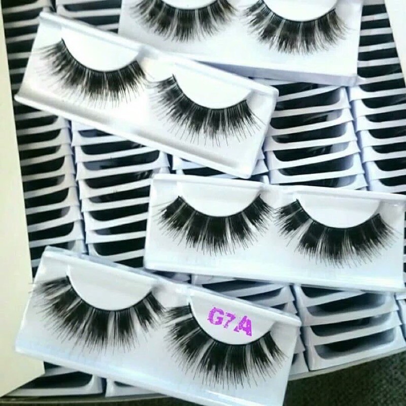 ✿ELYSABETHME✿ eyelash bulu mata palsu fake eyelashes per pasang untuk MUA hasil natural mudah dipakai profesional