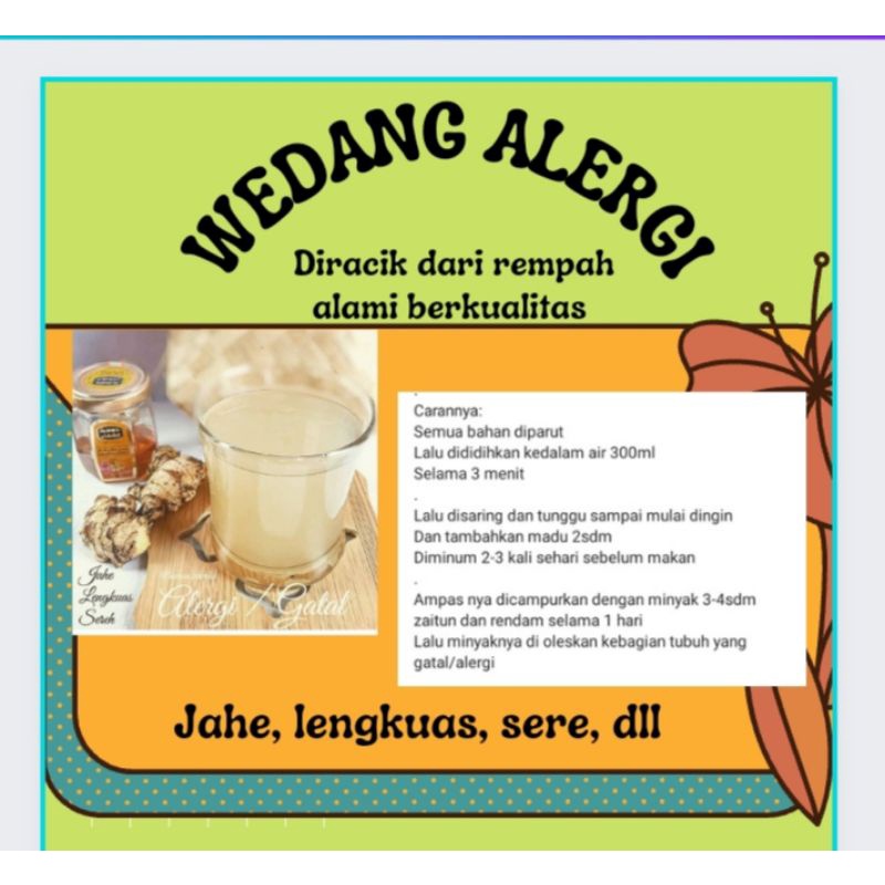 

Wedang Alergi