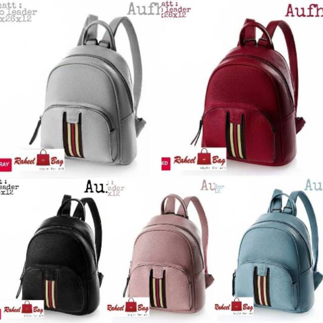 Backpack Aufha Fashion Tas Ransel Cewek Murah Lokal Bandung