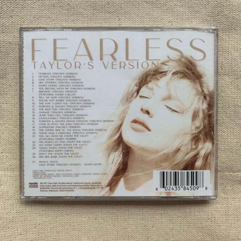 CD Taylor Swift Fearless Taylor's Version isi (2CD)