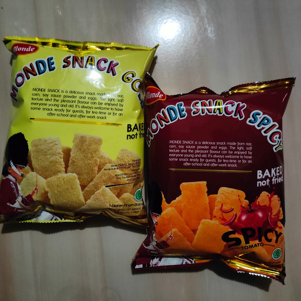 

Monde Snack Gold/Spicy 60 gr