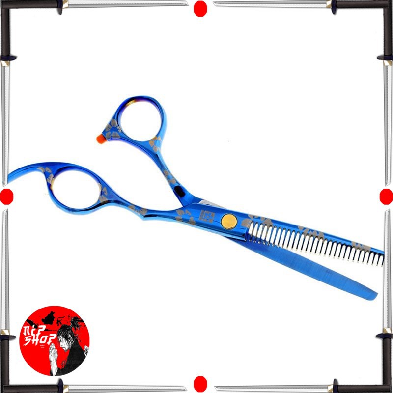 YINGHUA Sakura Gunting Sasak Rambut 6 Inch - JFY-60 - Blue