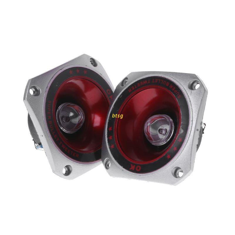 Btsg 2pcs Speaker Tweeter Piezoelektrik 3 &quot;Warna-Warni