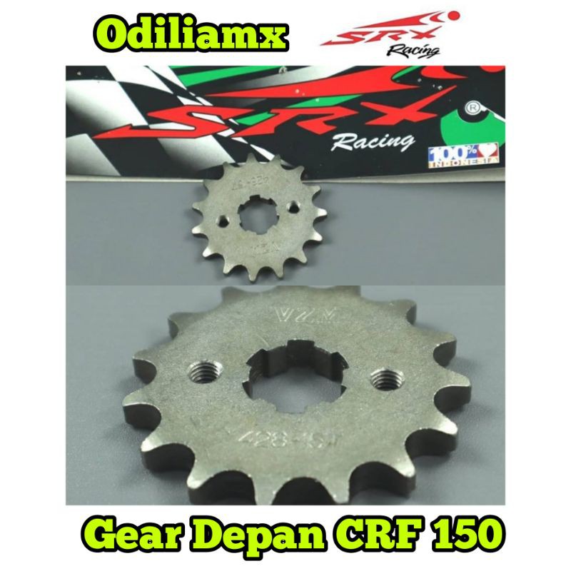 Gear depan crf 150L 12T 14T srx
