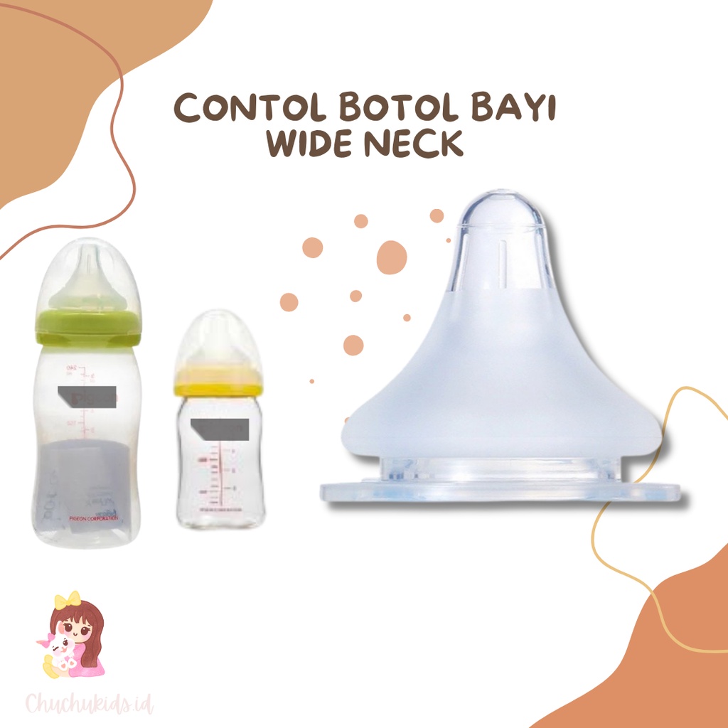 Dot Botol Susu Wide Neck Nipple Peristaltic Plus Dot Botol Susu Nipple Wide Neck Empeng Bayi dot lebar