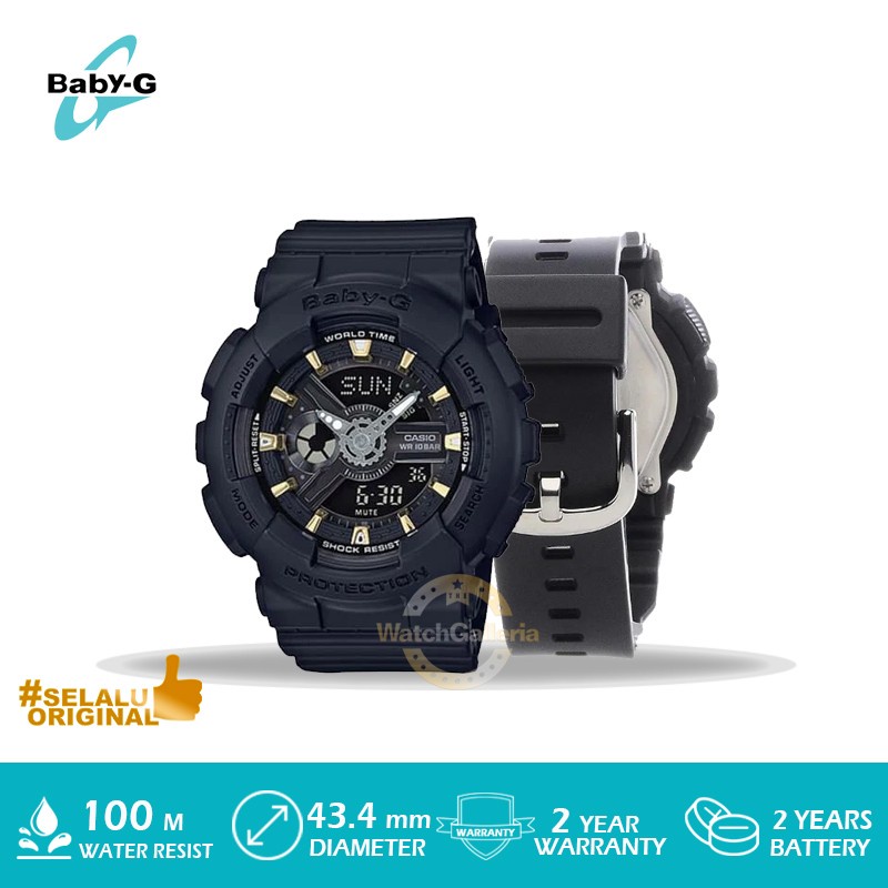 casio Baby G BA-110GA-1ADR/BA110GA1ADR/BA-110GA Original