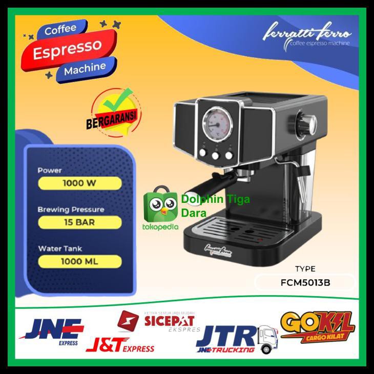 Baru Mesin Alat Pembuat Kopi Espresso Ferrati Ferro Fcm 5013B Fcm5013B By Adriana Shop