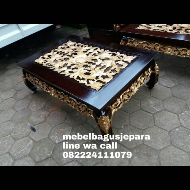 Meja ketapang, meja lesehan, mebel Jepara