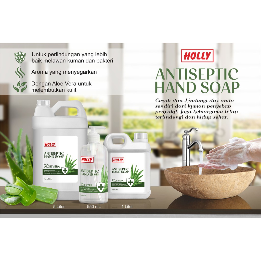 HOLLY Hand Soap 1L Sabun Cuci Tangan