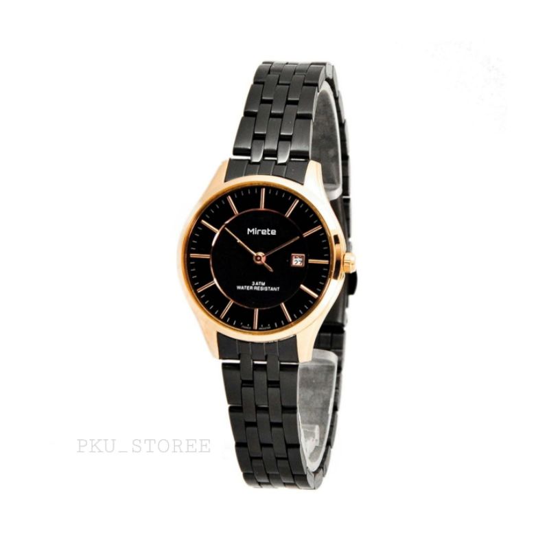 JAM TANGAN WANITA/CEWEK RANTAI STAINLIS STEL TAHAN AIR MIRETE ORIGINAL MODWL BULAT_JAM TANGAN KASUAL WANITA TERLARIS_JAM TANGAN CEWEK WATER RESISITANT_JAM TANGAN WANITA FULL BLACK, HITAM ROSGOLD, GOLD_JAM TANGAN CEWEK MURAH AM TANGAN WANITA BULAT TAHANAIR