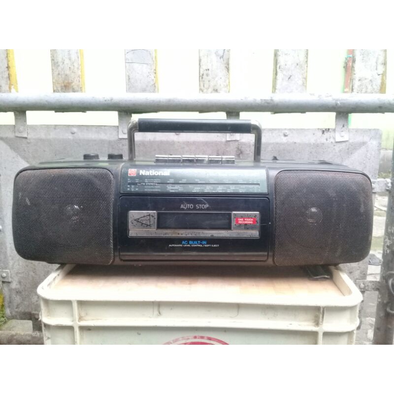 radio tape jadul vintage klasik merk NATIONAL