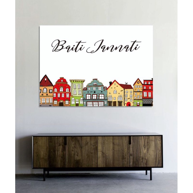 Pajangan dinding baiti jannati walldecor shabby