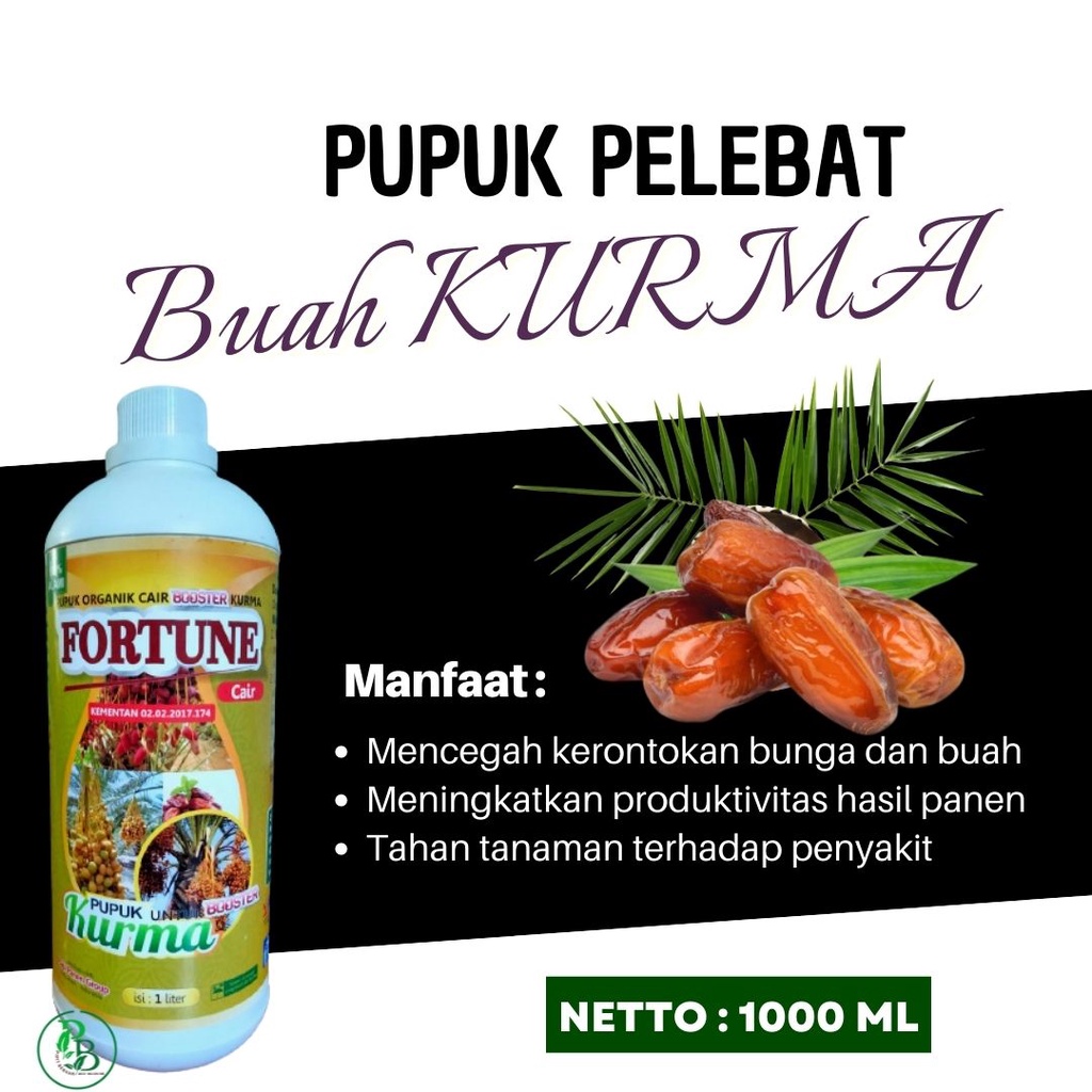 Pupuk Organik Untuk Pohon Kurma, Booster Kurma Besar Organik Cair Berbuah Lebat