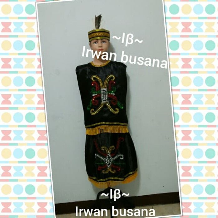 Jual ANAK-NASIONAL-ADAT-PAKAIAN- BAJU ADAT DAYAK EXCLUSIVE SIZE S & M