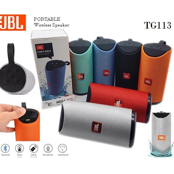 JBL TG-113 Speaker Bluetooth Music Box Panjang BT Wireless Portable Extra Bass "GBR.25Au22p"