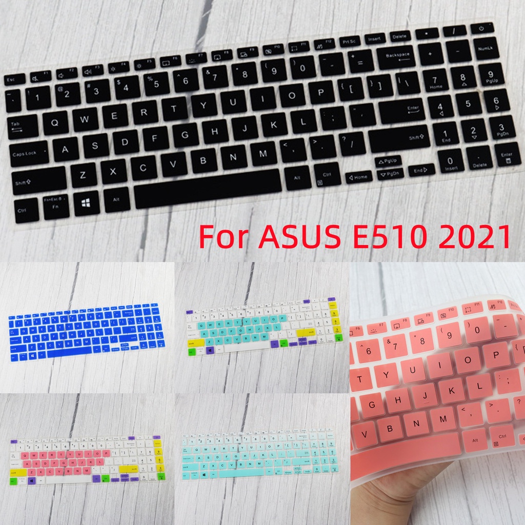 Cover Pelindung Keyboard Silikon Ultra Tipis Anti Air / Debu Untuk ASUS E510 2021 15.6 &quot;S5600