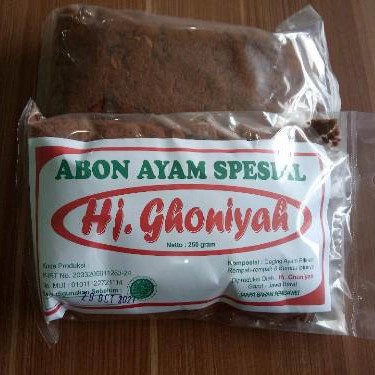 

Q1254521 Abon Ayam Spesial Hj Ghoniyah 250Gr - Original Dw51Sqs