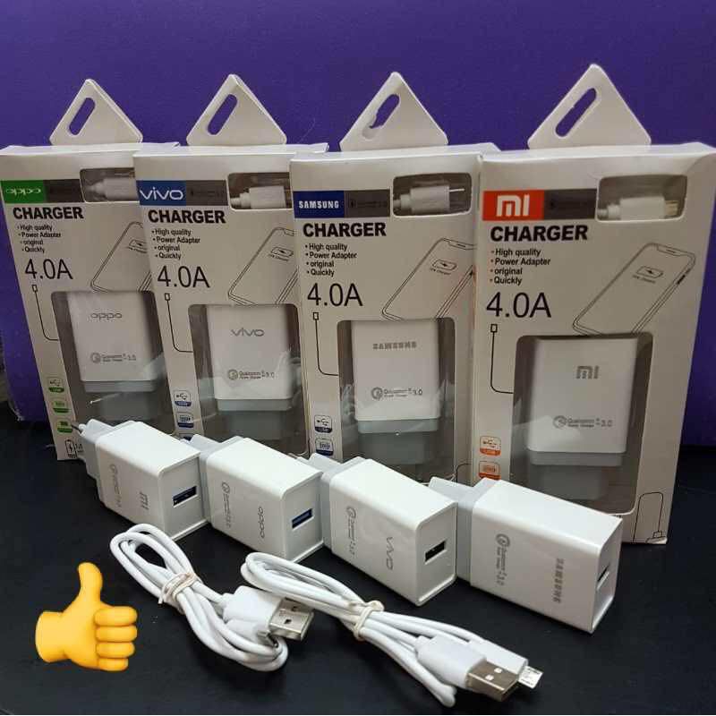 CHARGER 3A/CHARGER 3A QUALCOMM QUIK CHARGER FOR VIVO & XIAOMI