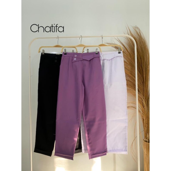Celana Baggy kancing Chatifa/ baggy pants chatifa