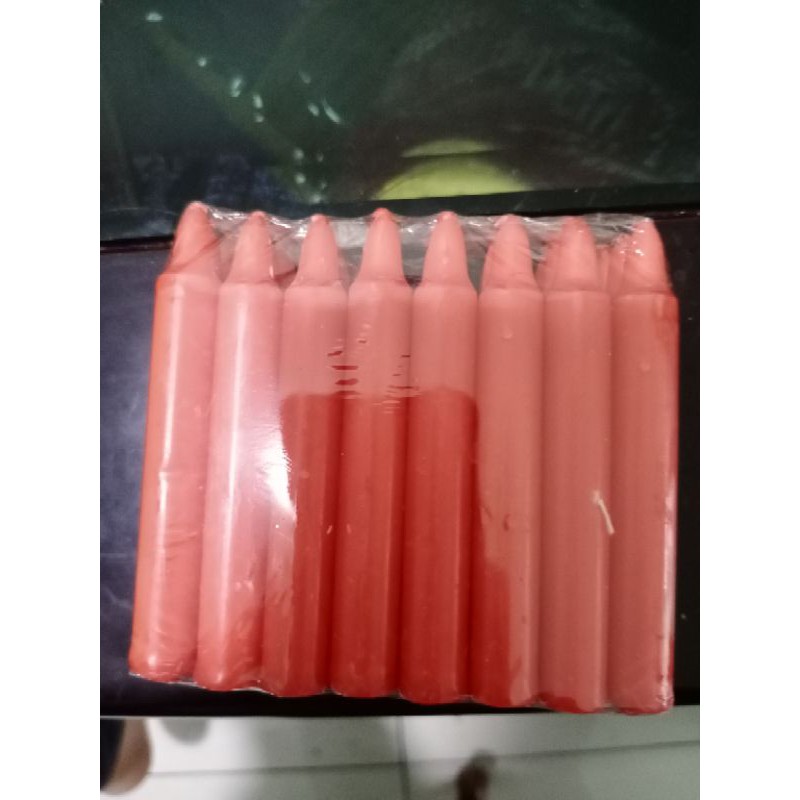 Lilin Merah / Lilin Sembahyang 8,5cm (24Btg)