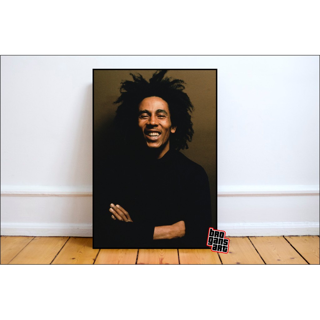 POSTER KAYU BOB MARLEY