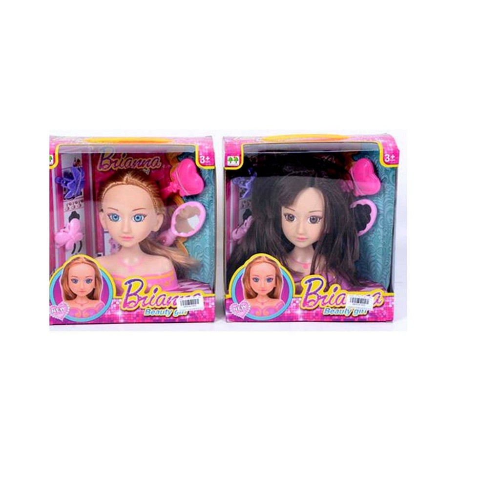 Mainan Boneka Makeup Barbie Kepala Barbie Salon Salonan-TL3024