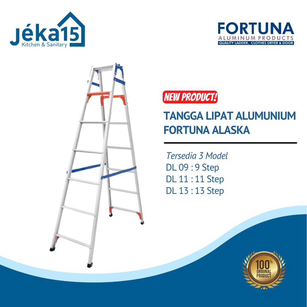TANGGA ALUMUNIUM LIPAT | FORTUNA ALASKA | FORTUNA ALITMA