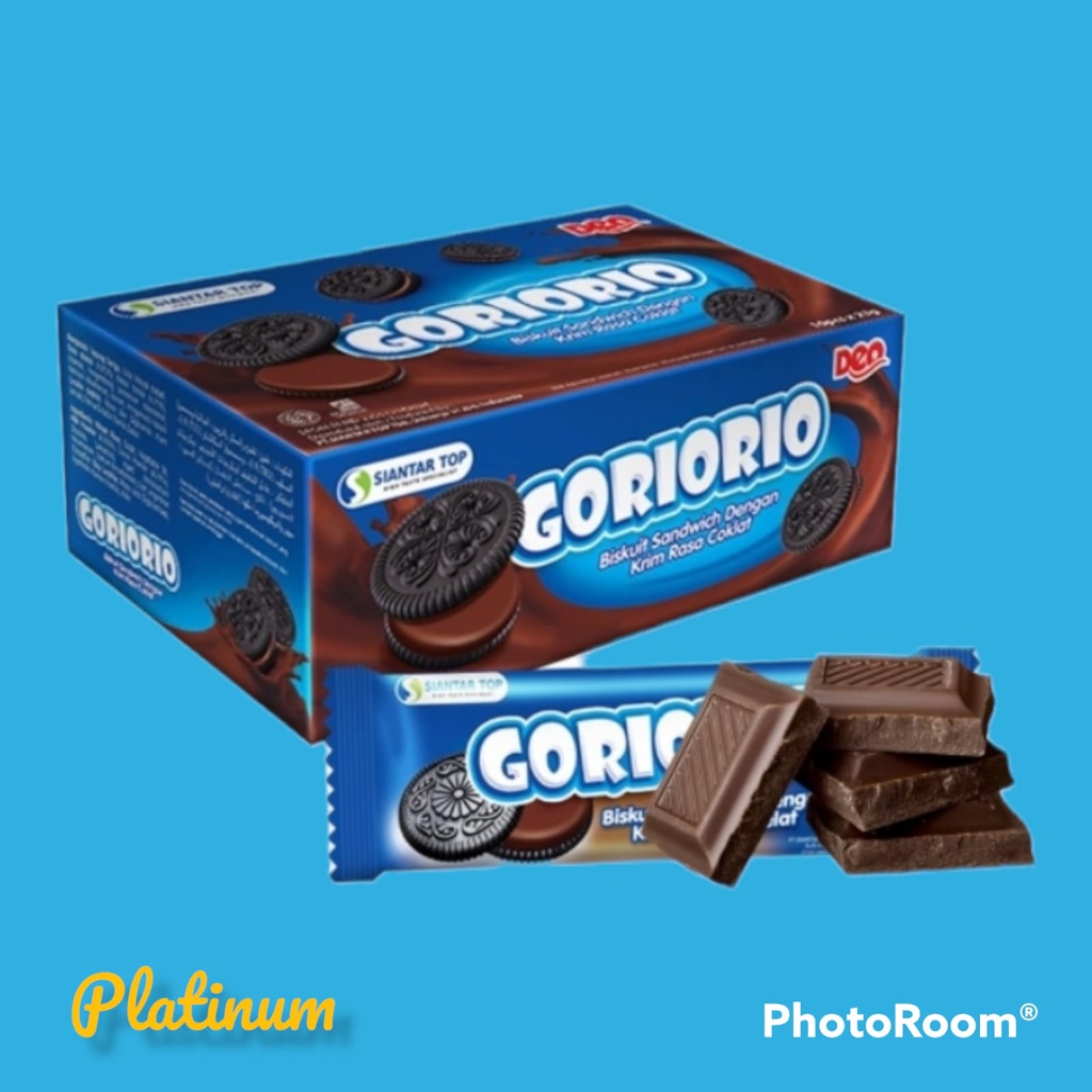 Goriorio Coklat &amp; Vanila | Isi 10 Bks @ 24 Gr | Siantar Top