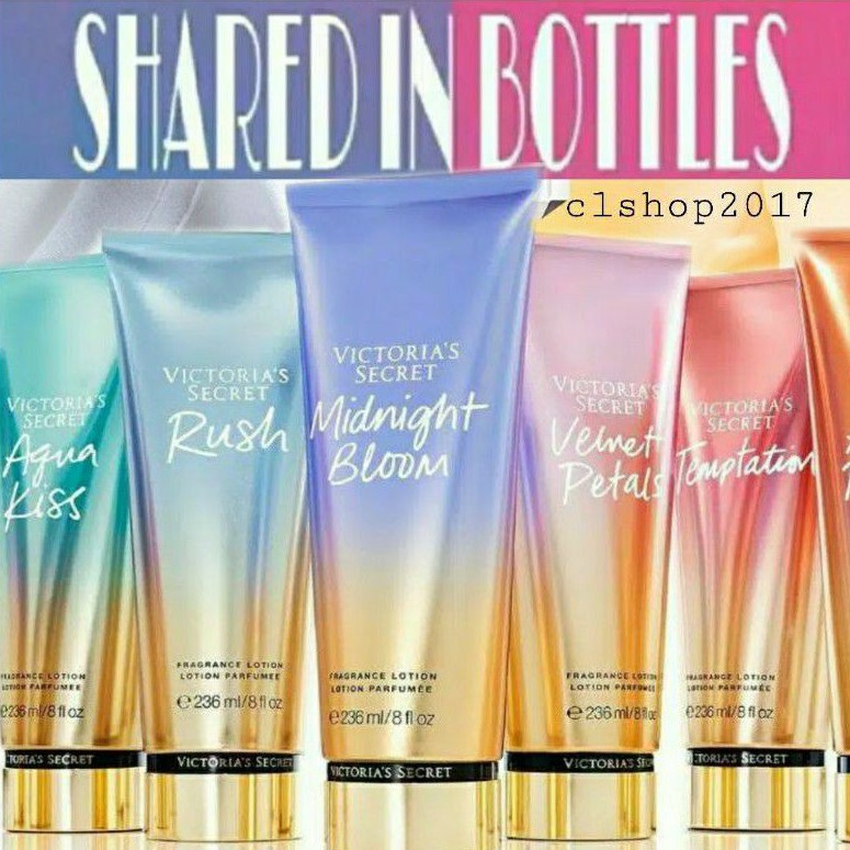 VICTORIA'S SECRET VS FRAGRANCE LOTION SHARE IN BOTTLES MIX