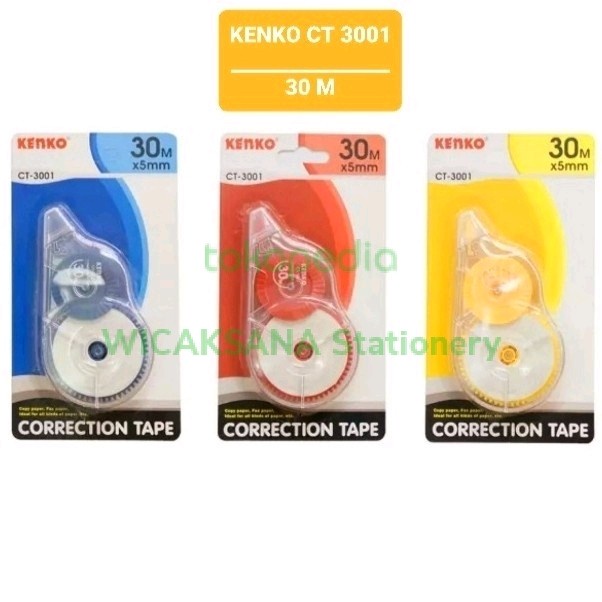 

Sale Tipex Kertas Kenko / Correction Tape 30M Kenko Ct 3001 Sale!!!