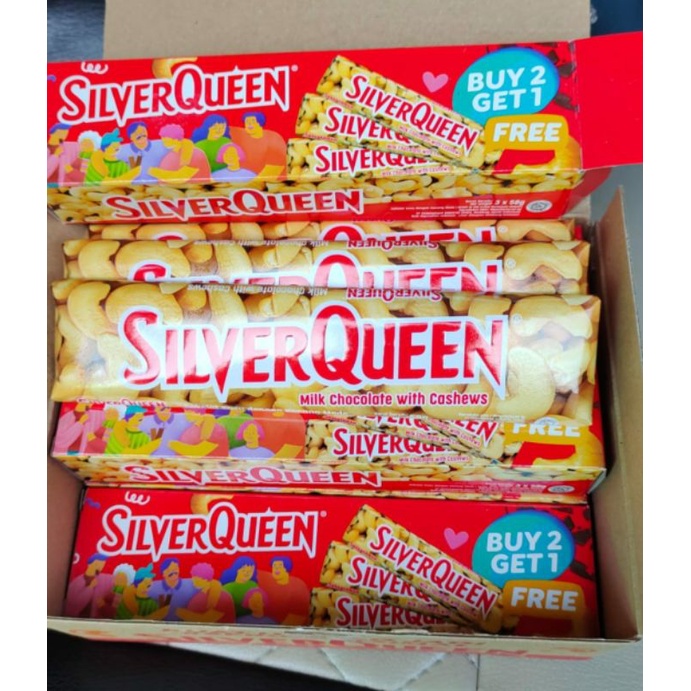 

[COD] SILVERQUEEN 58GR BUY 2 GET 1 FREE /SILVERQUEEN BESAR
