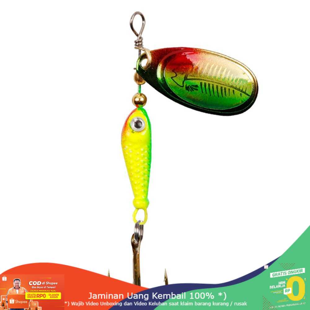 (BISA COD) RVOSTR LUSHAZER Umpan Pancing Ikan Spinner Fishing Lure 9G - LU79